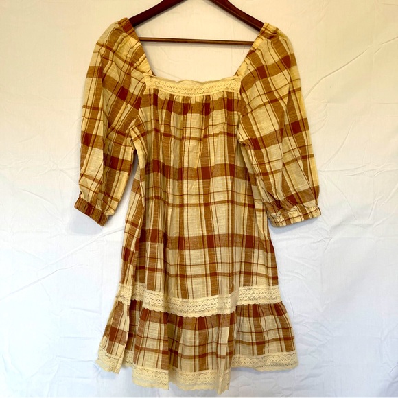 Pink Lily misses plaid dress size small - Picture 1 of 4